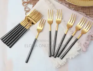 12 Pieces/Set Stainless Steel Dessert Fruit Fork