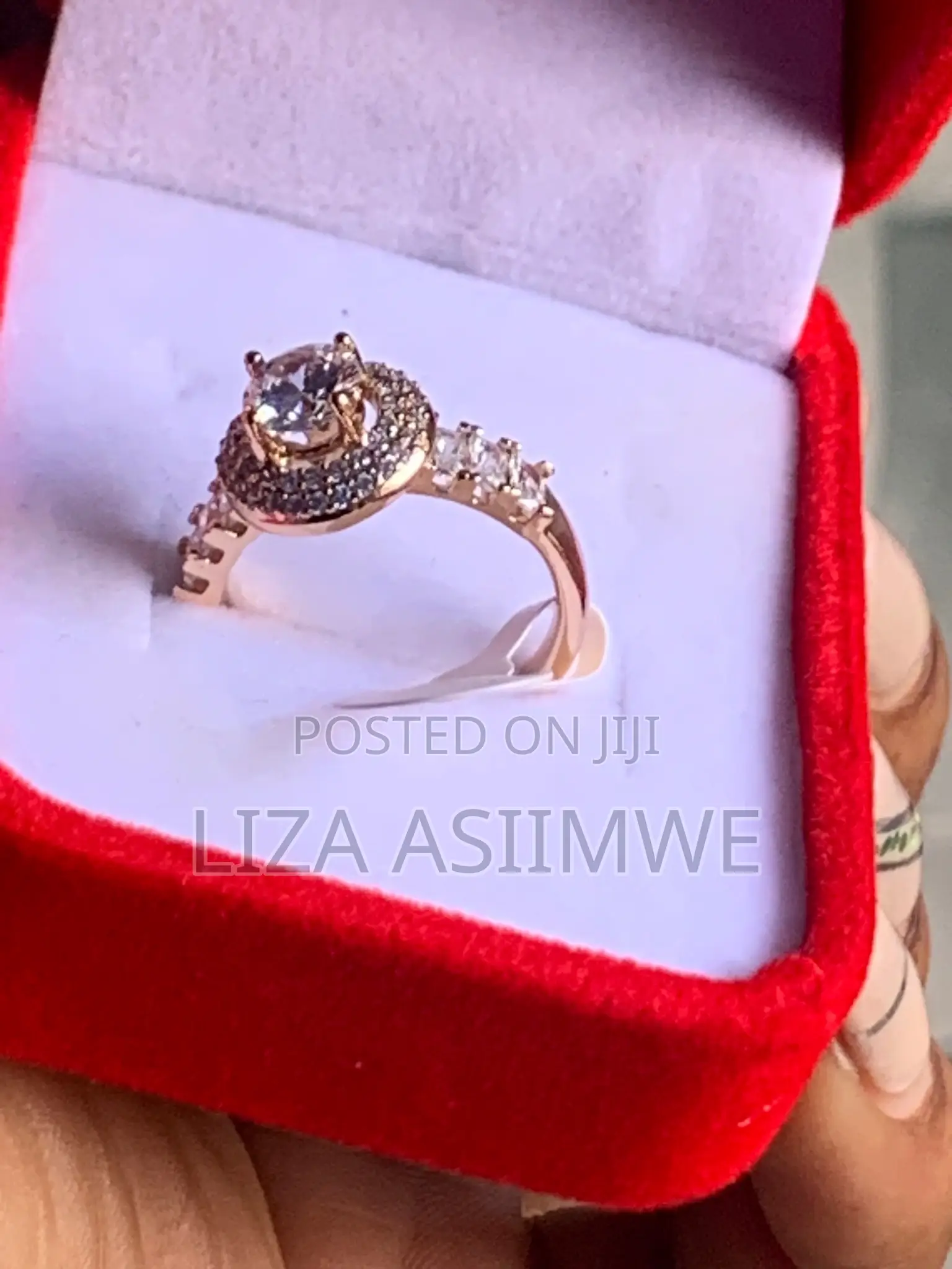 Stainless Steel Engagement Ring