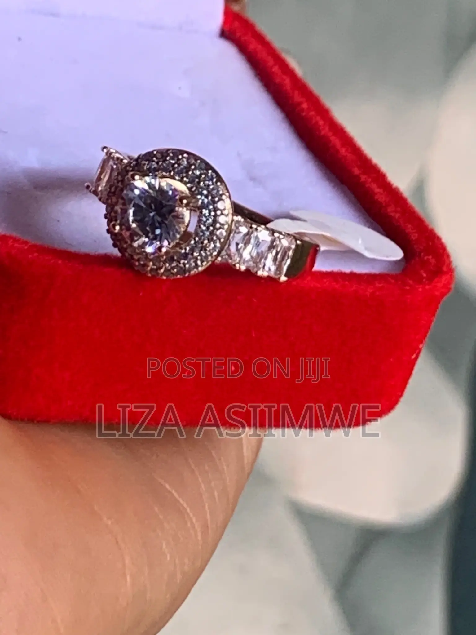 Stainless Steel Engagement Ring
