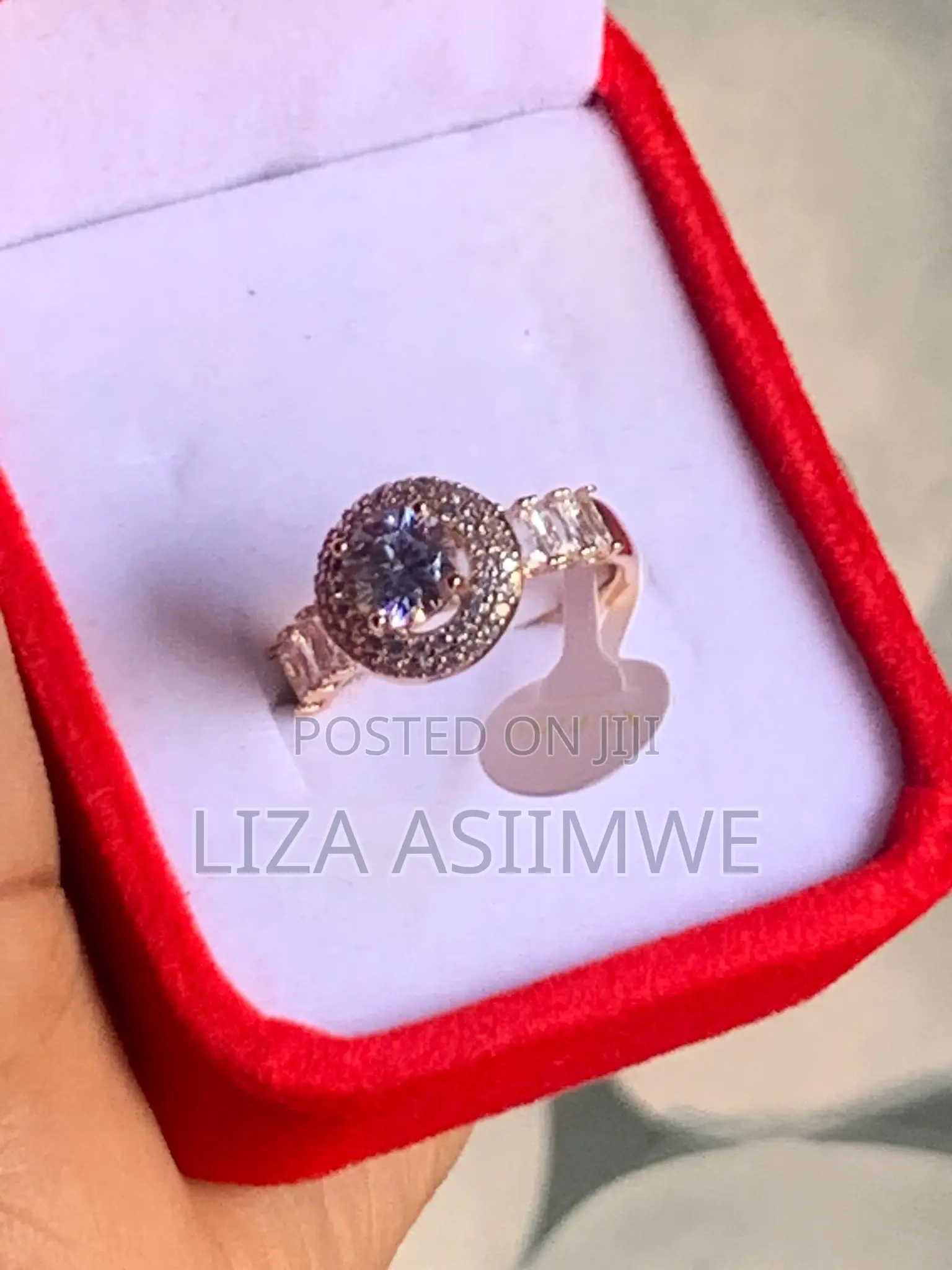 Stainless Steel Engagement Ring