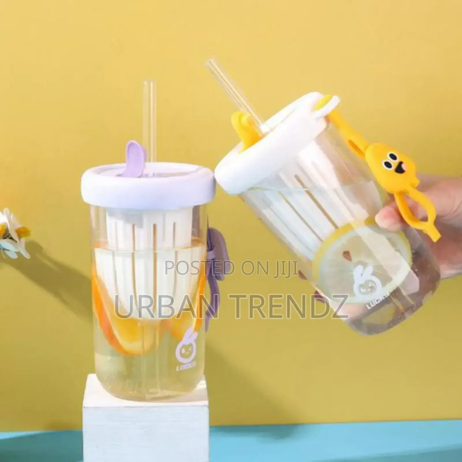 Plastic Sippy Cup Summer Good-Looking Cold Cup