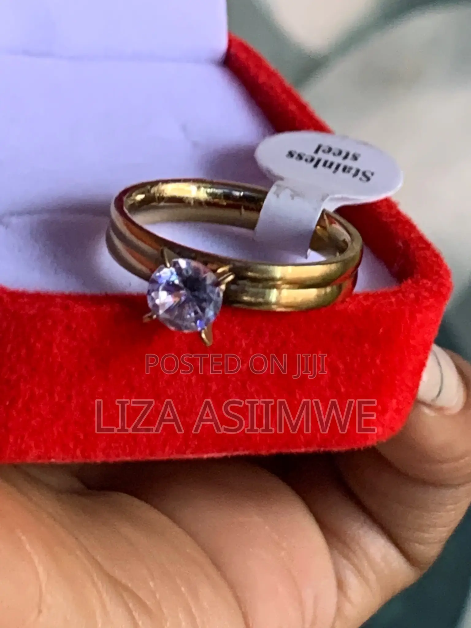 Simple Crown Stainless Steel Rings