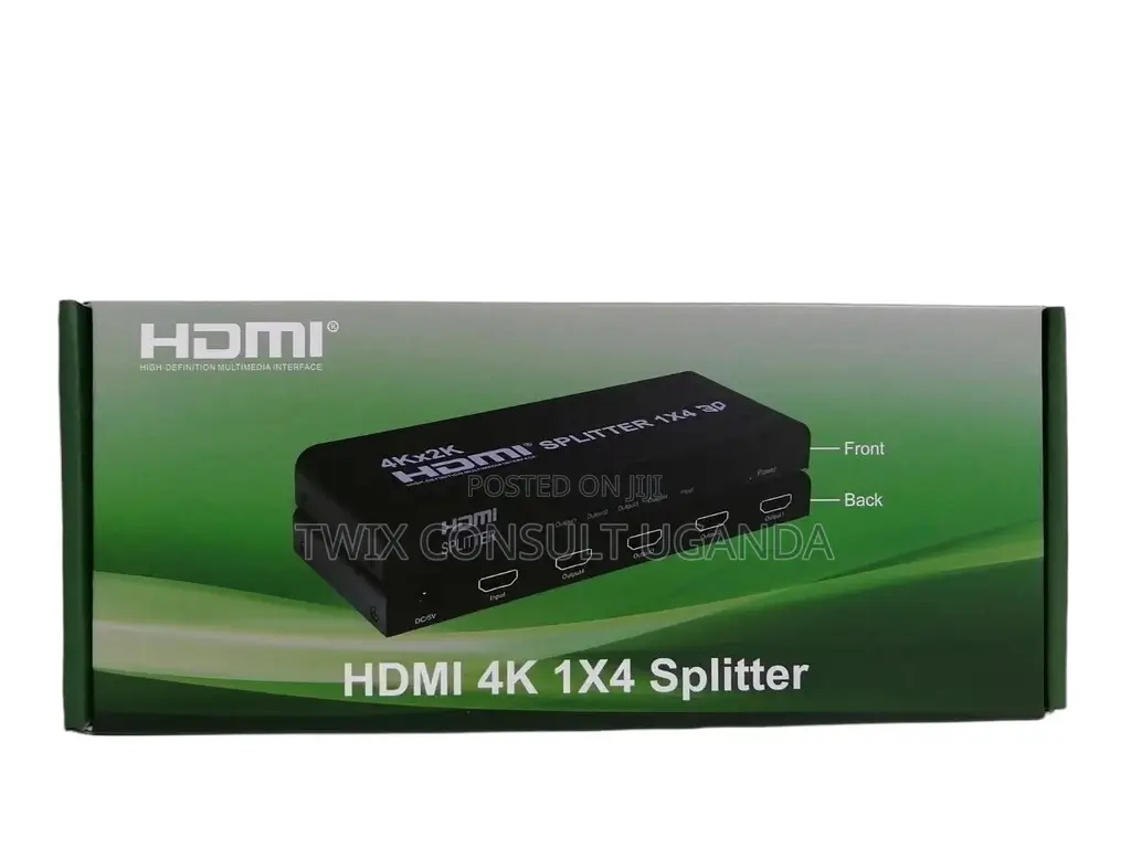 1x4 HDMI Splitter, 1 in 4 Out HDMI Splitter