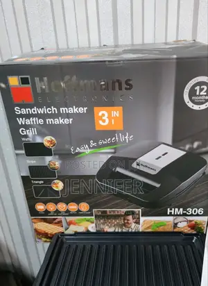 Hoffmans 3 in 1 Sandwich, Grill, Waffle Maker