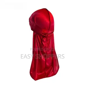 Velvet Durag Turban Hat Wigs Durag Biker Headwrap Pirate Hat