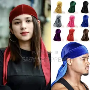 Photo - Unisex Durag Turban Hat Wigs Durag Biker Headwrap Pirate Hat