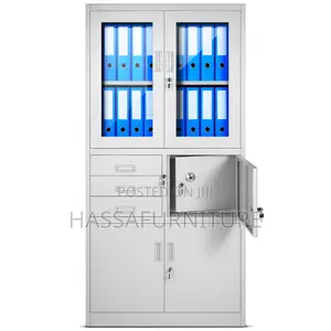 Lockable Metal Cabinet With Safe Box