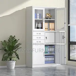 Lockable Metal Cabinet With Safe Box