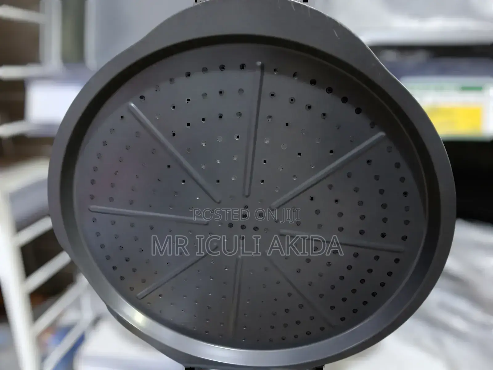 15inch Nonstick Crisper Black Cake Mold Pizza Pan Tray