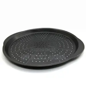 15inch Nonstick Crisper Black Cake Mold Pizza Pan Tray