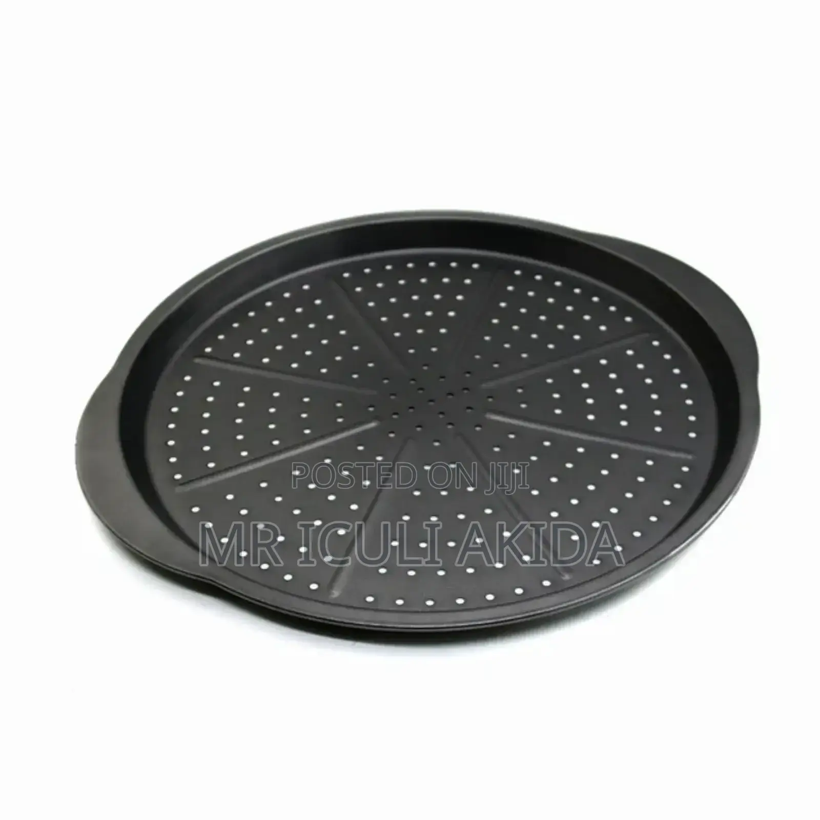 15inch Nonstick Crisper Black Cake Mold Pizza Pan Tray