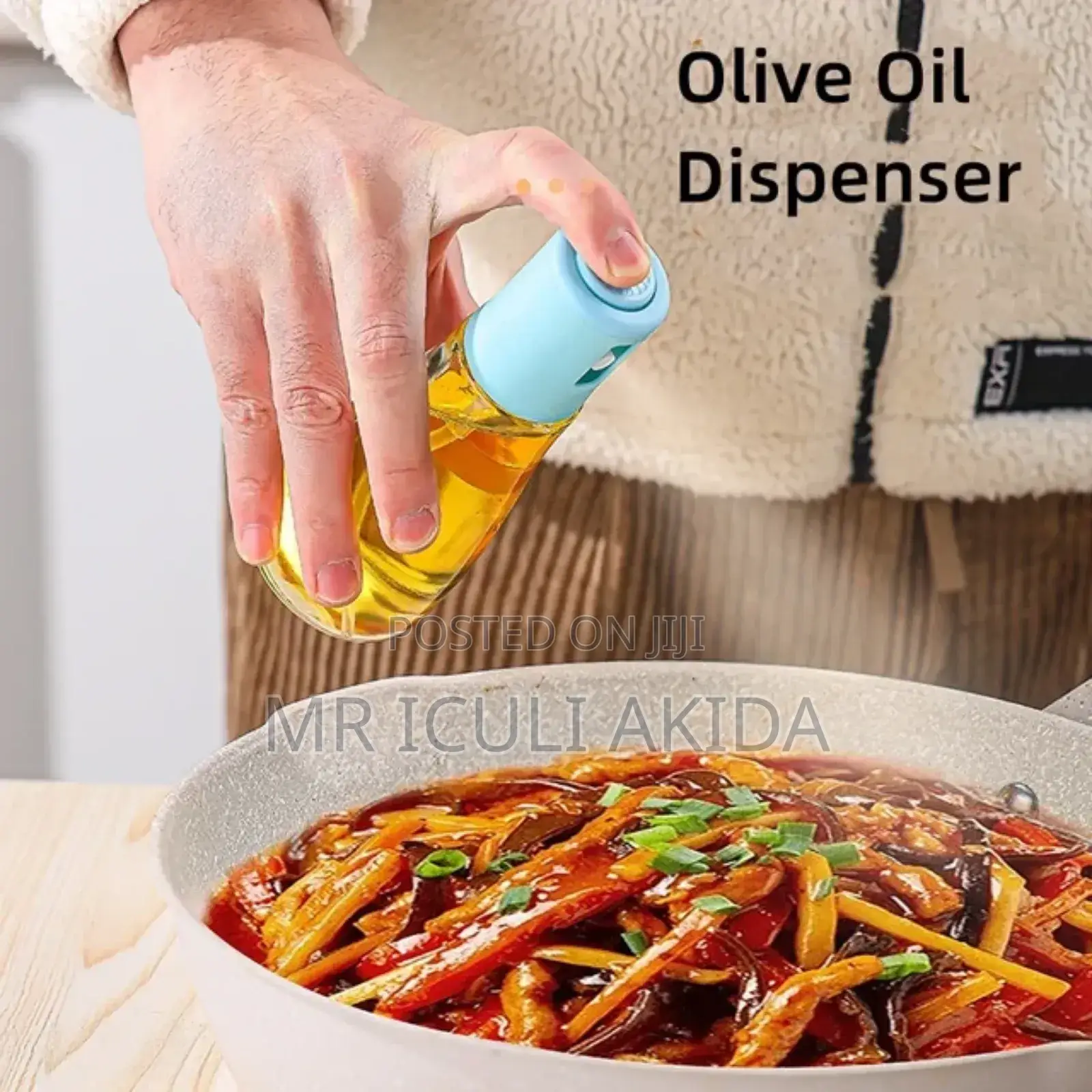 Glass Kitchen Cooking Oil Spray Dispenser Bottle
