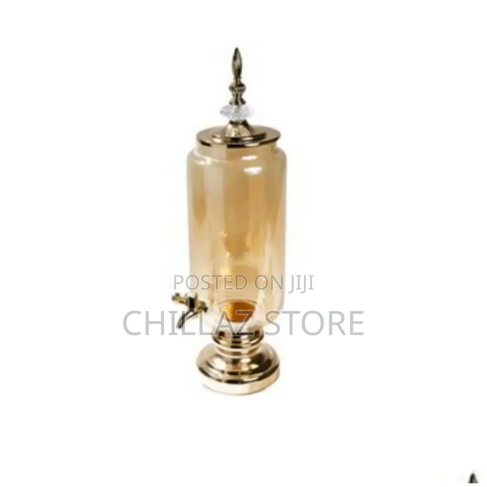 Golden Juice Dispenser.