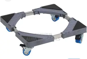 Heavy-Duty Movable Fridge and Washing Machine Stand