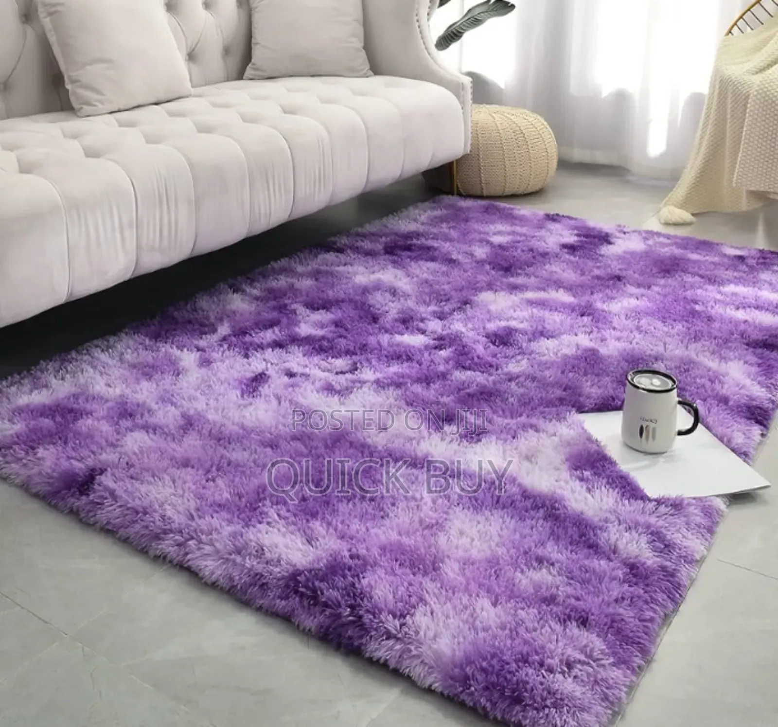 Elegant Fashion Premium Large Centre Fluffy Carpet 2m×3m