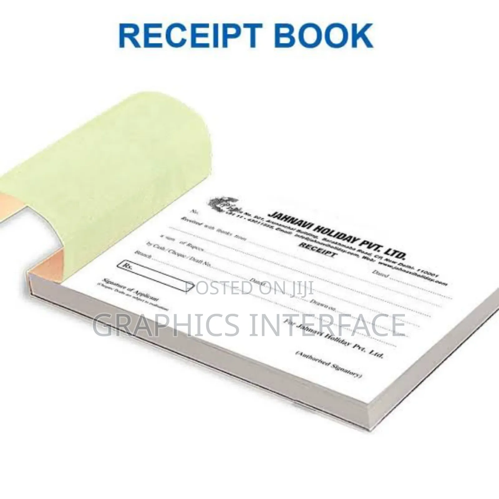 100 Pages A4, A5 , A6 Receipt Books , Cash Sales, Voucher Receipts