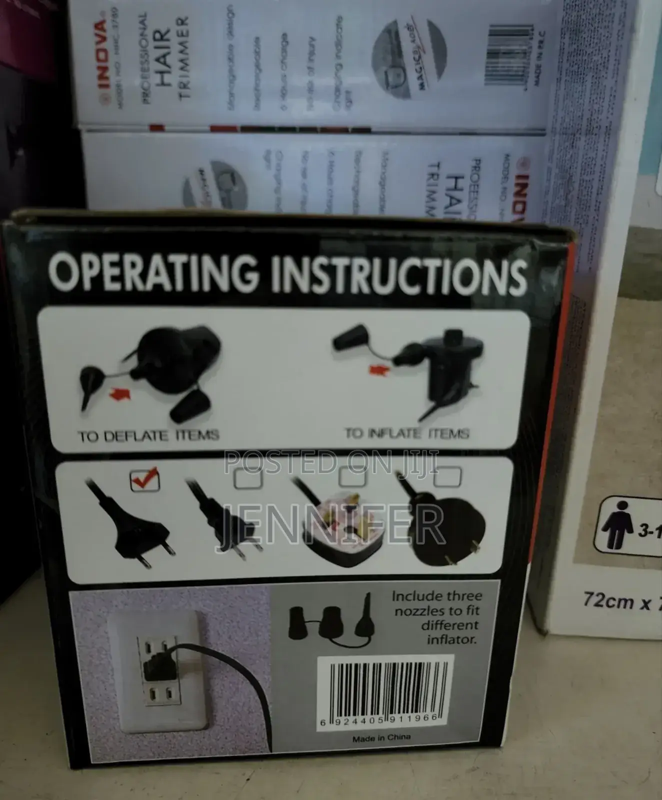 Ac Electric Air Pump Inflator /Deflator