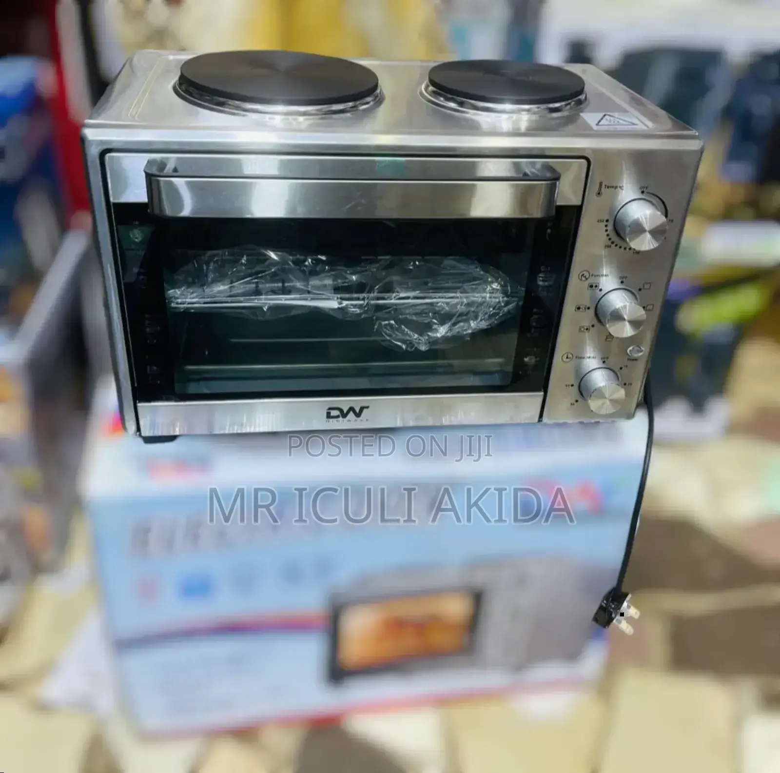 Digiwave 40litrs 3knob Mini Microwave Oven WTH 2hot Plates