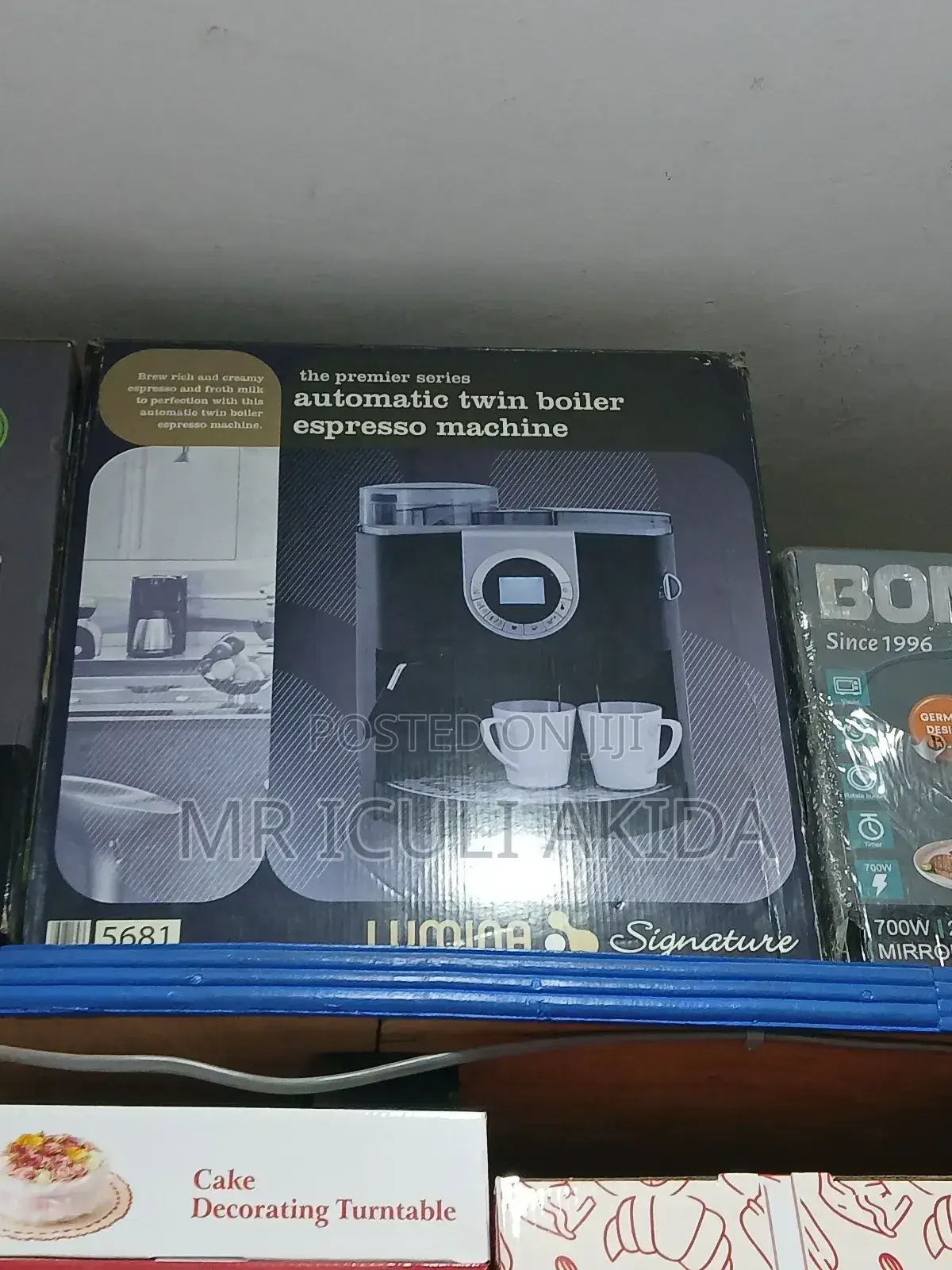 15bar Lumina Signature Automatic Twin Boiler Espreso Machine