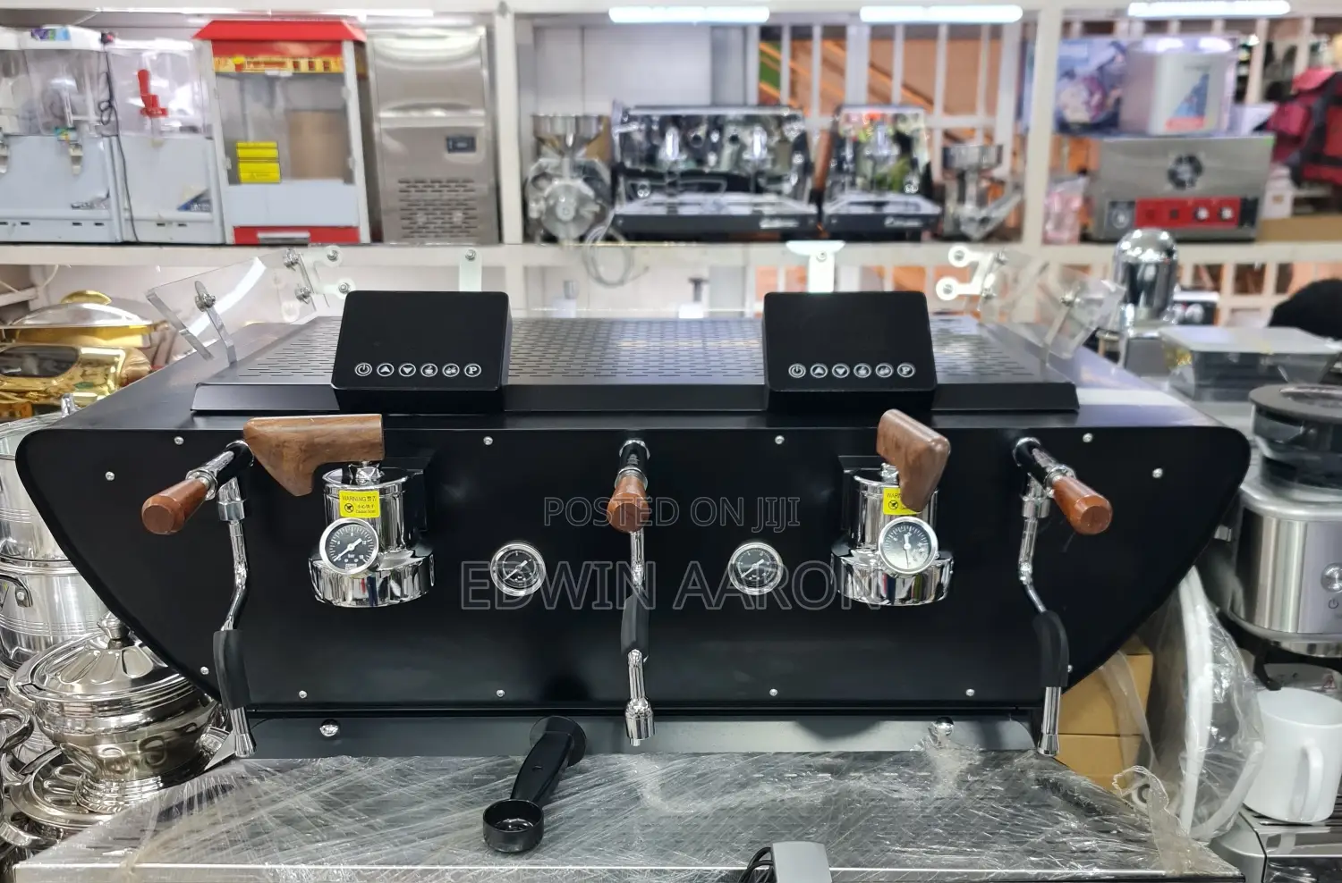 2 Heads Commercial Espresso Coffee Machine (Italian Make)