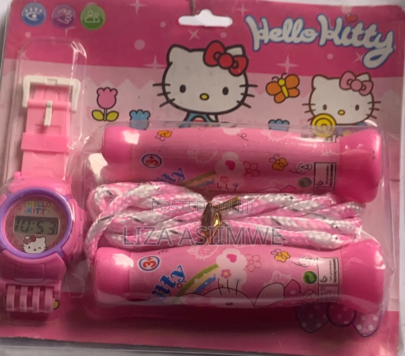 Kids Kitty Set With a Watch, and a Skipping Rope