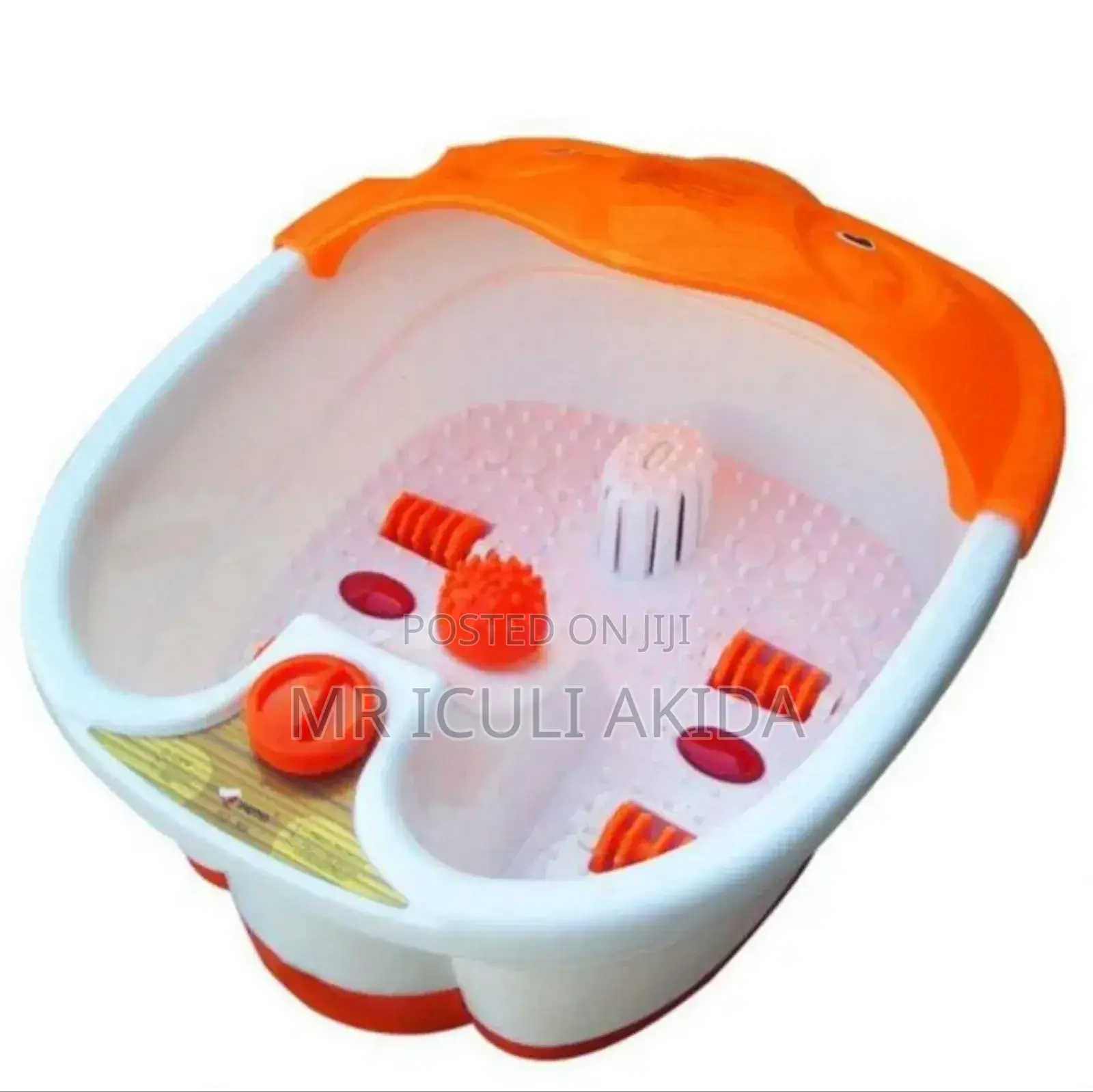 Electric Foldable Foot Bath Spa Pedicure Roller Massager