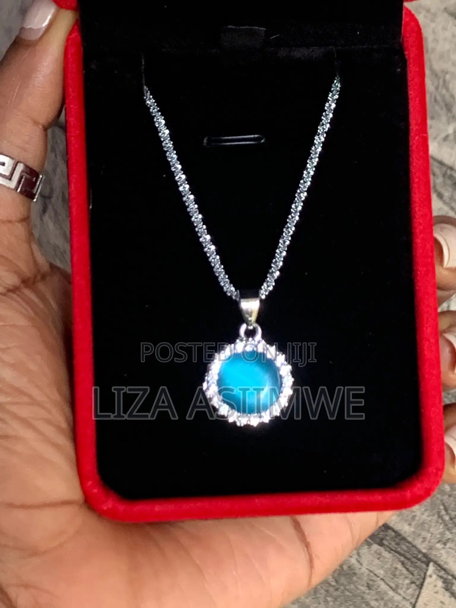 Silver Turquoise Necklace