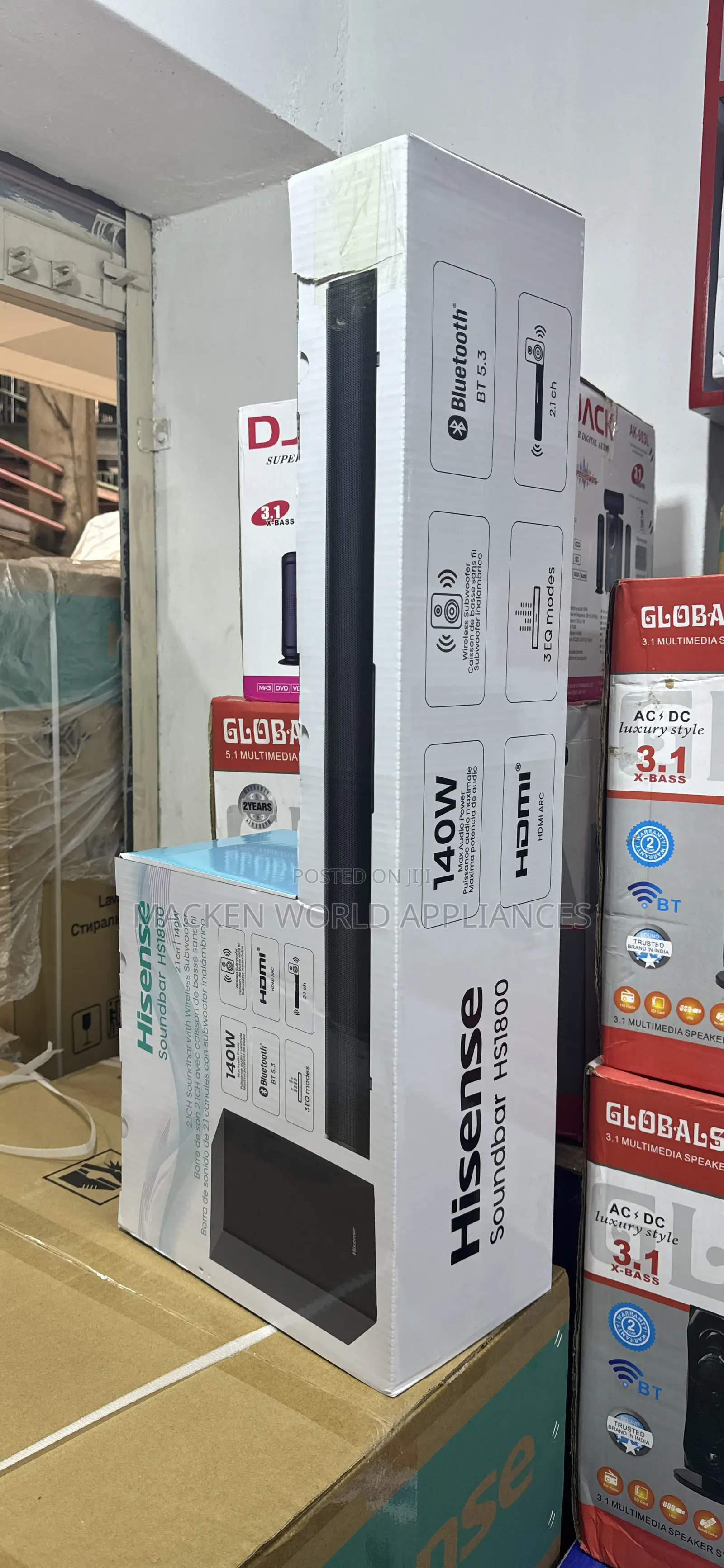 Hisense Sound Bar 140w Box Pack New