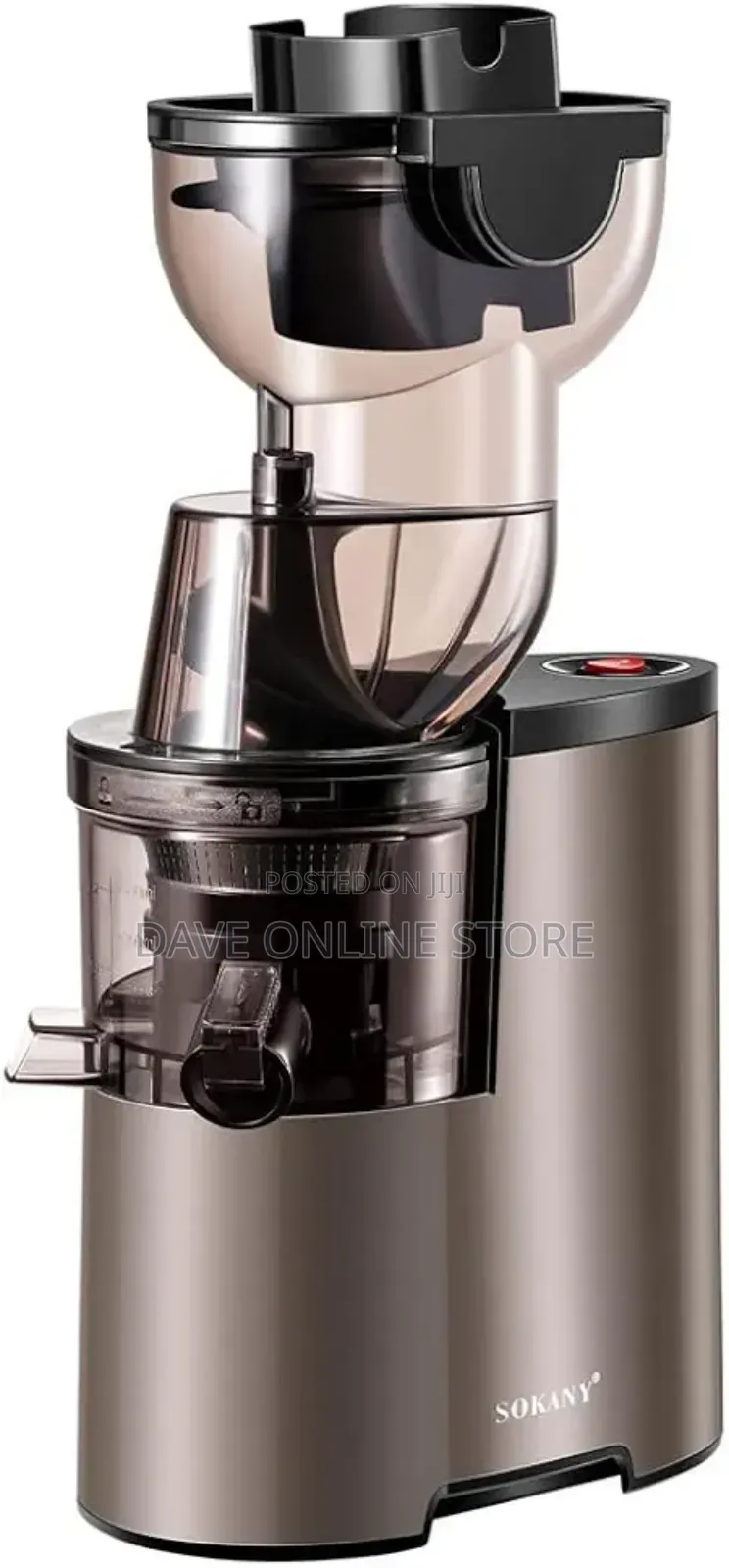 SOKANY SK-27 150W Slow Masticating Juicer, , Brown
