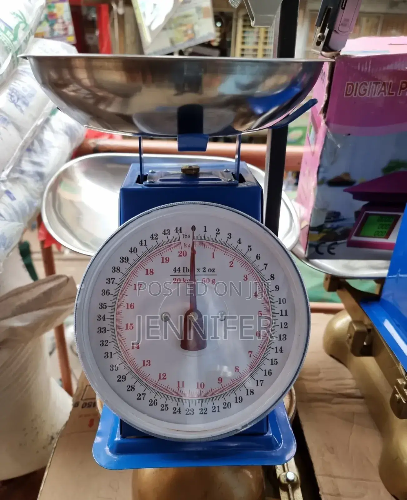 Blue Mechanical Dia Weighing Scale 20kg