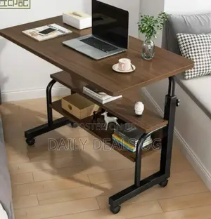 2 Layer Wooden Laptop Table