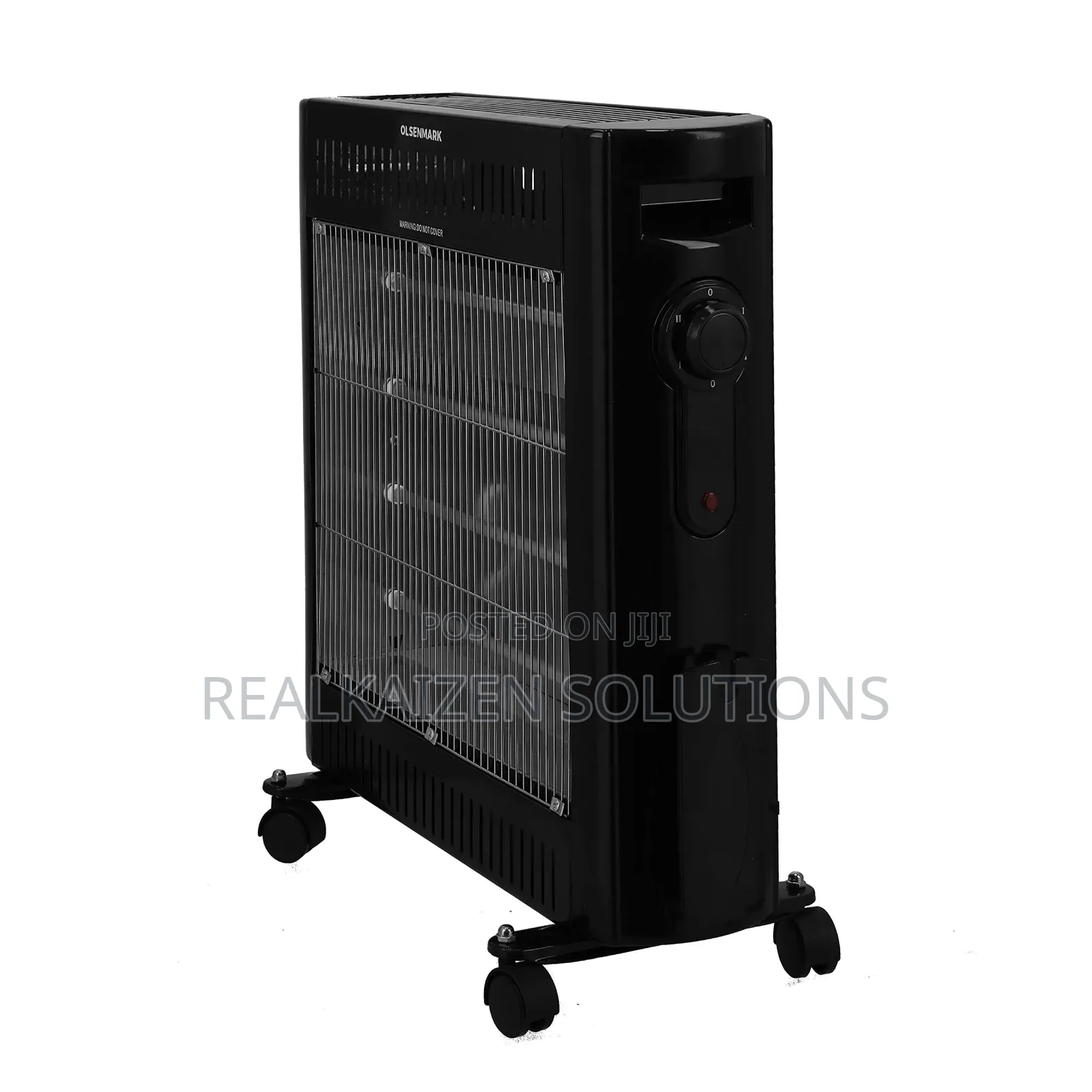 OLSENMARK | Adjustable Power | Wheels Quartz IR Heater 2000W