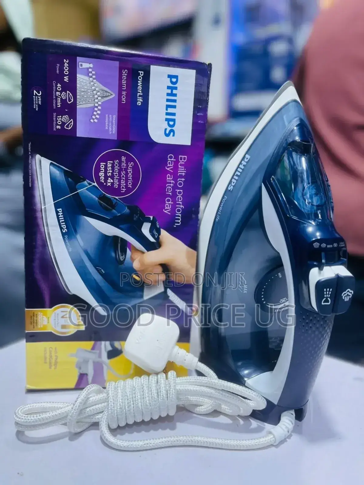Original Phillips Steam Iron. Made in Indonesia