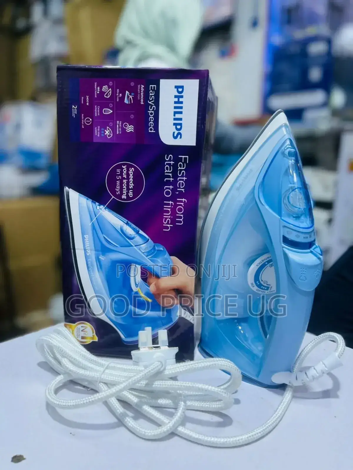 New Philip Steam Iron. Made in Duabi