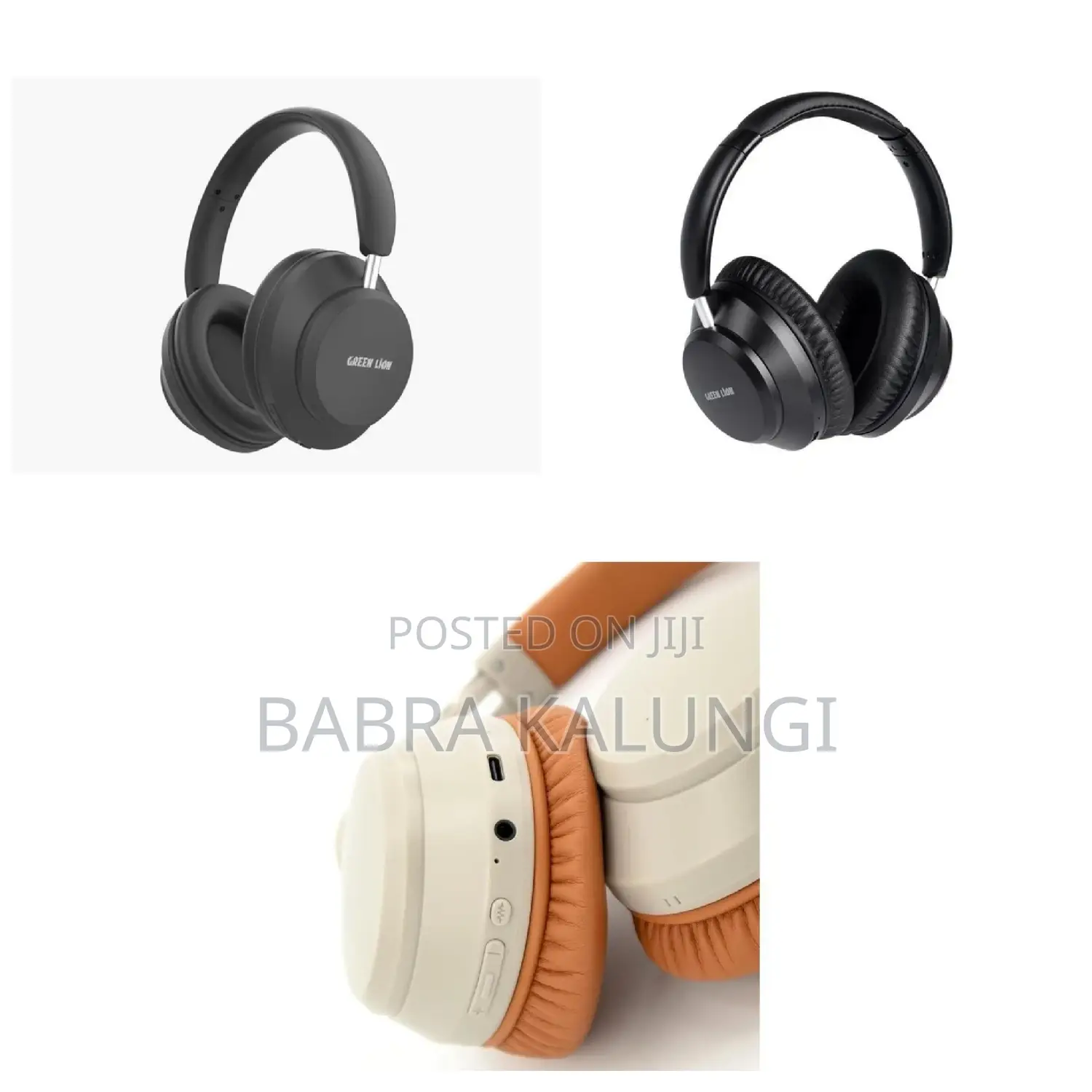 Green Lion Santiago Wireless Headphone Safe Noise