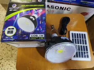 Led Solar Lamp Cob Ep021, 7w, Colored Light