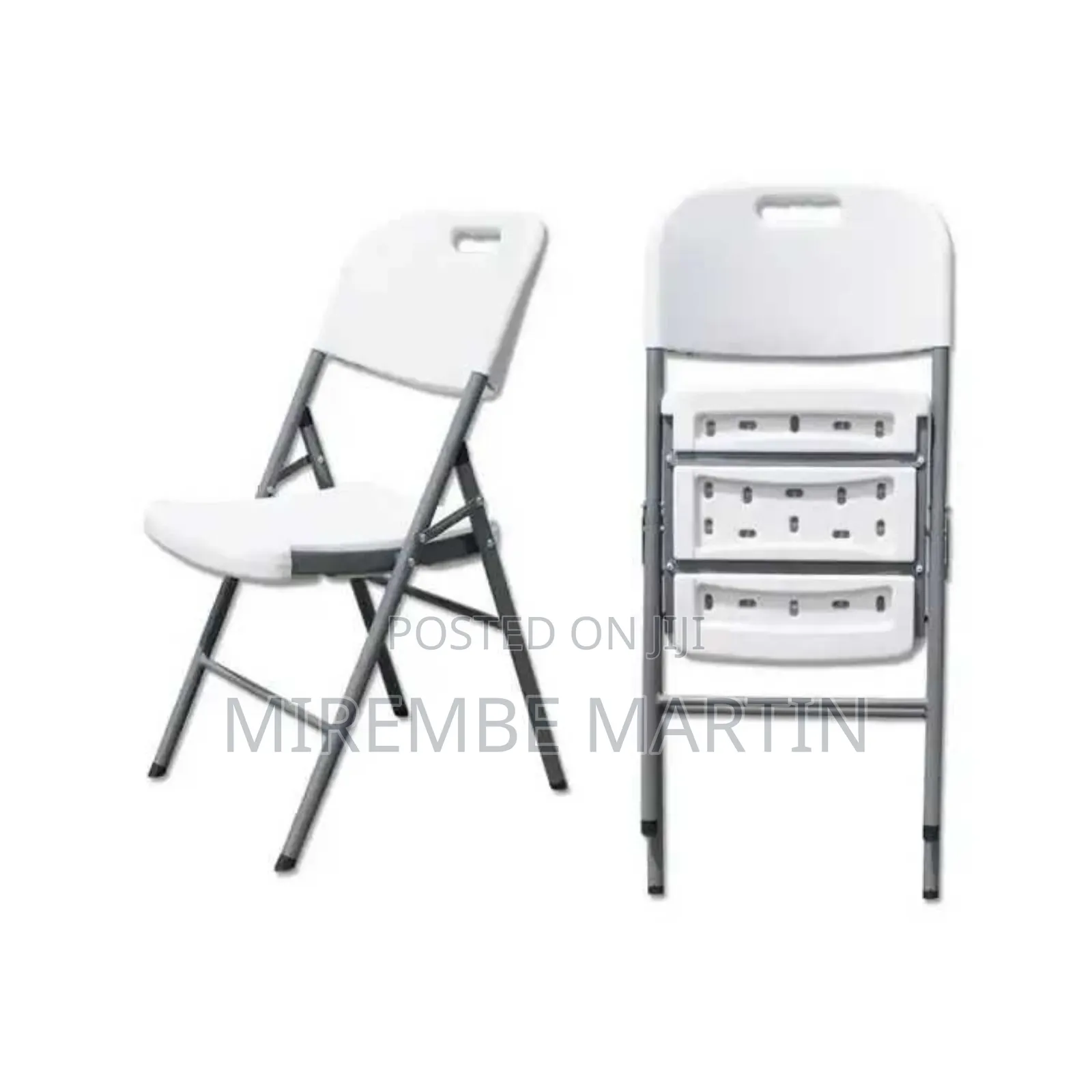 White Cheap Plastic Metal Folding Garden Plastic Chairs