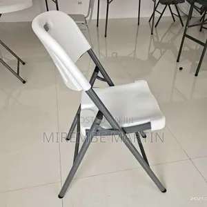 White Cheap Plastic Metal Folding Garden Plastic Chairs