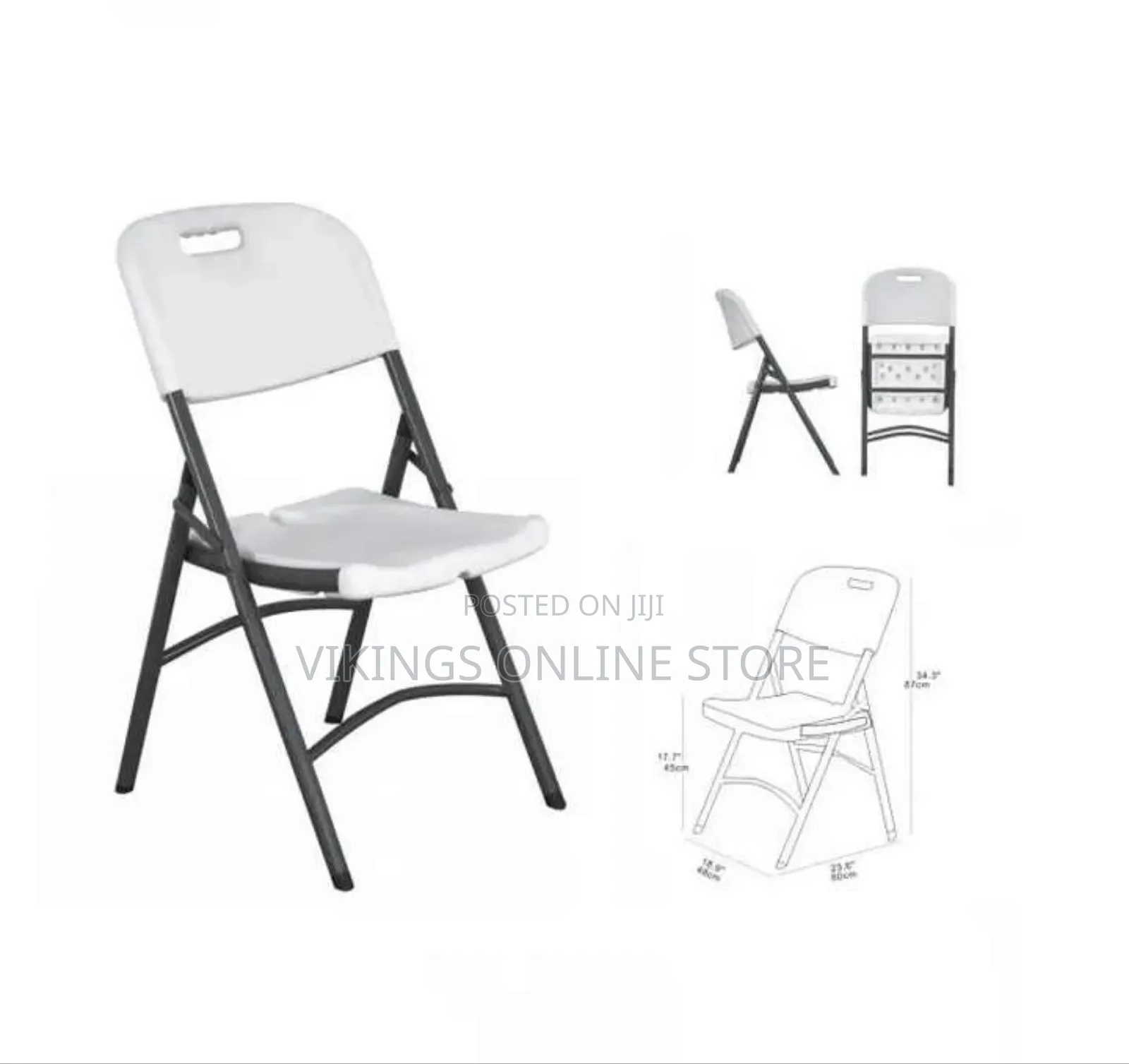 White Cheap Plastic Metal Folding Garden Plastic Chairs