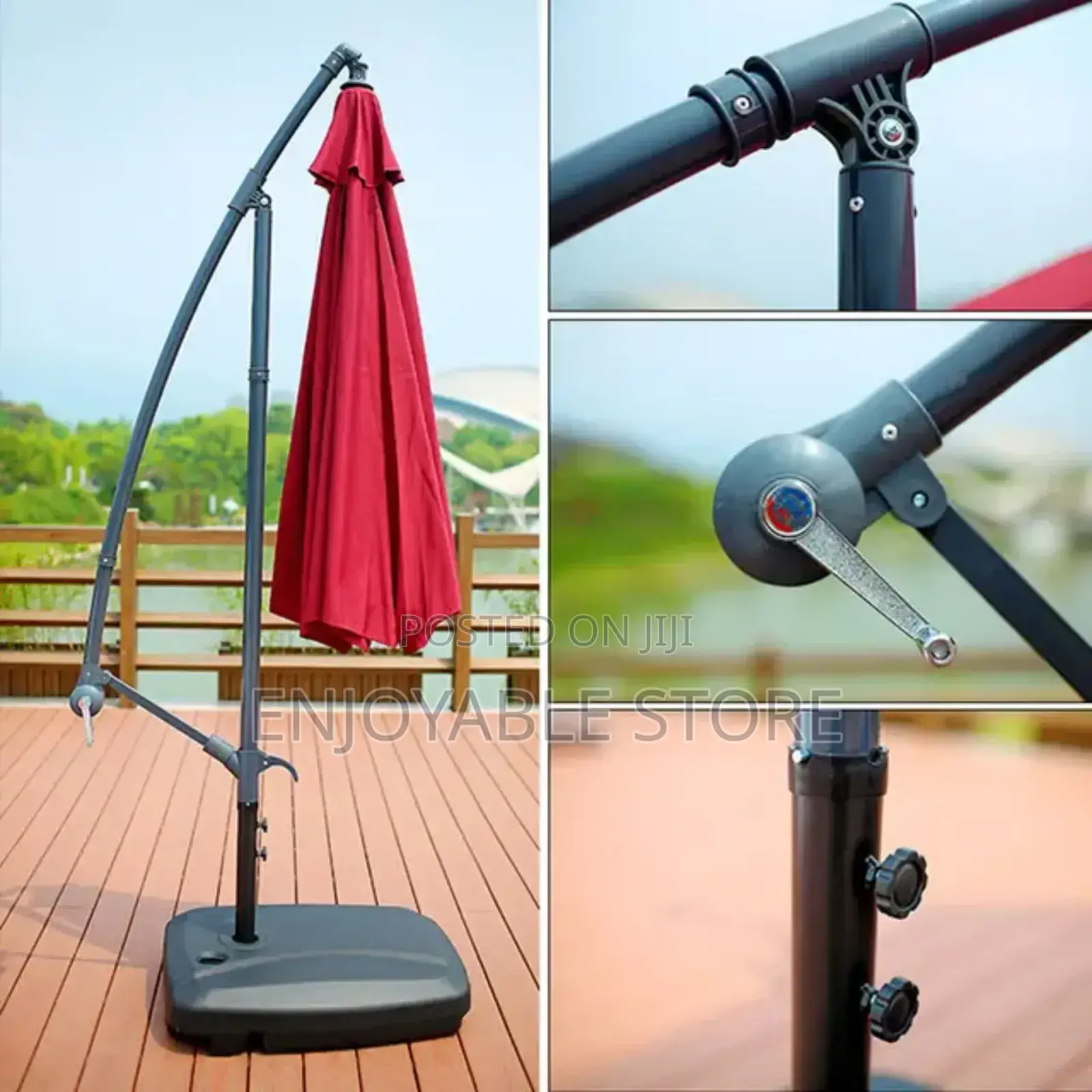 Garden Business Umbrella With a Base