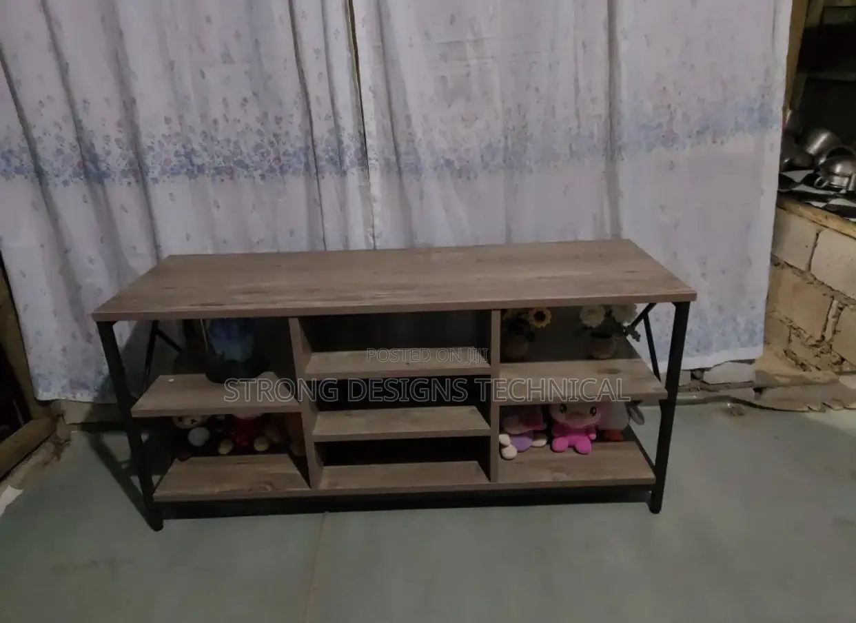 4ft Multipurpose Open Storage Cabinet/ Tv Stand for 32"-40"