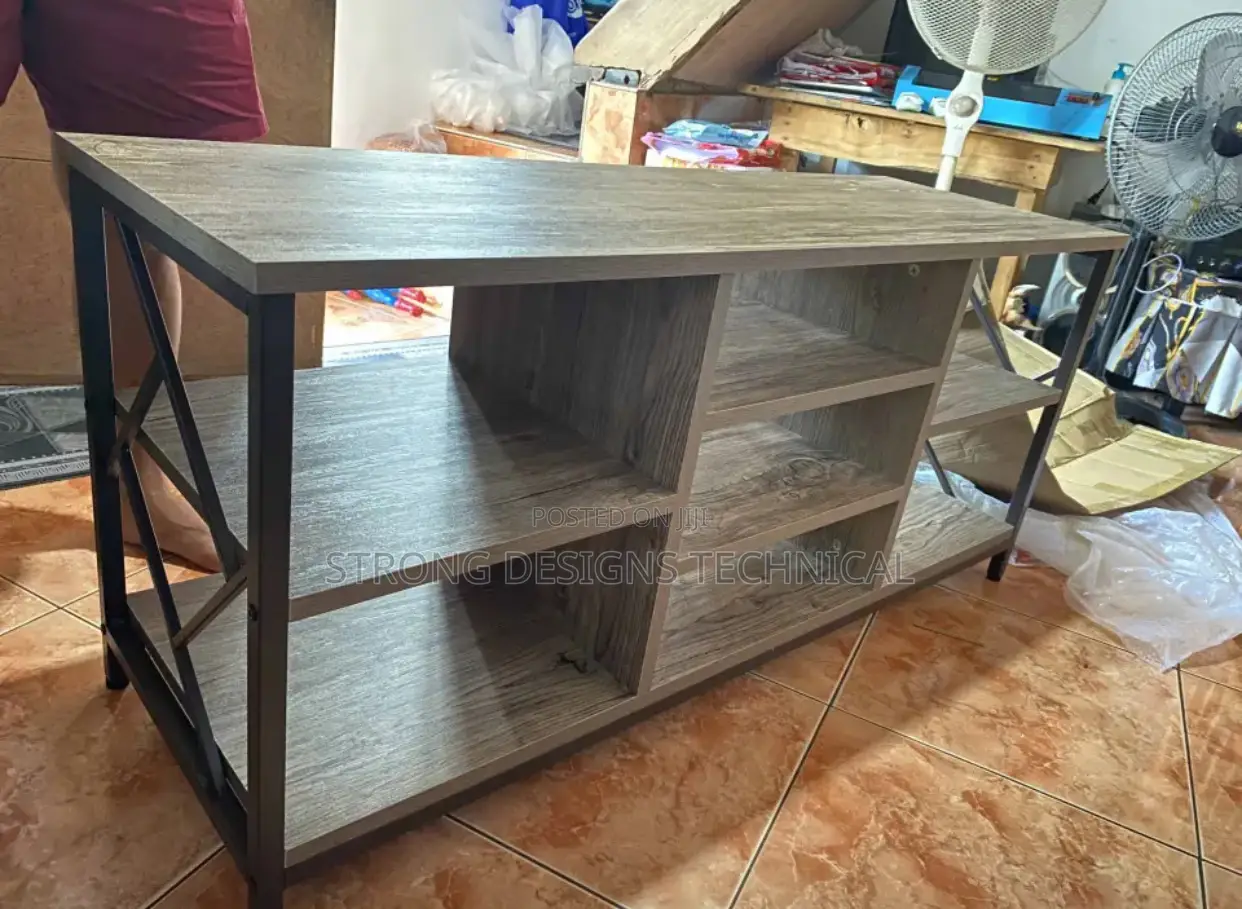 4ft Multipurpose Open Storage Cabinet/ Tv Stand for 32"-40"