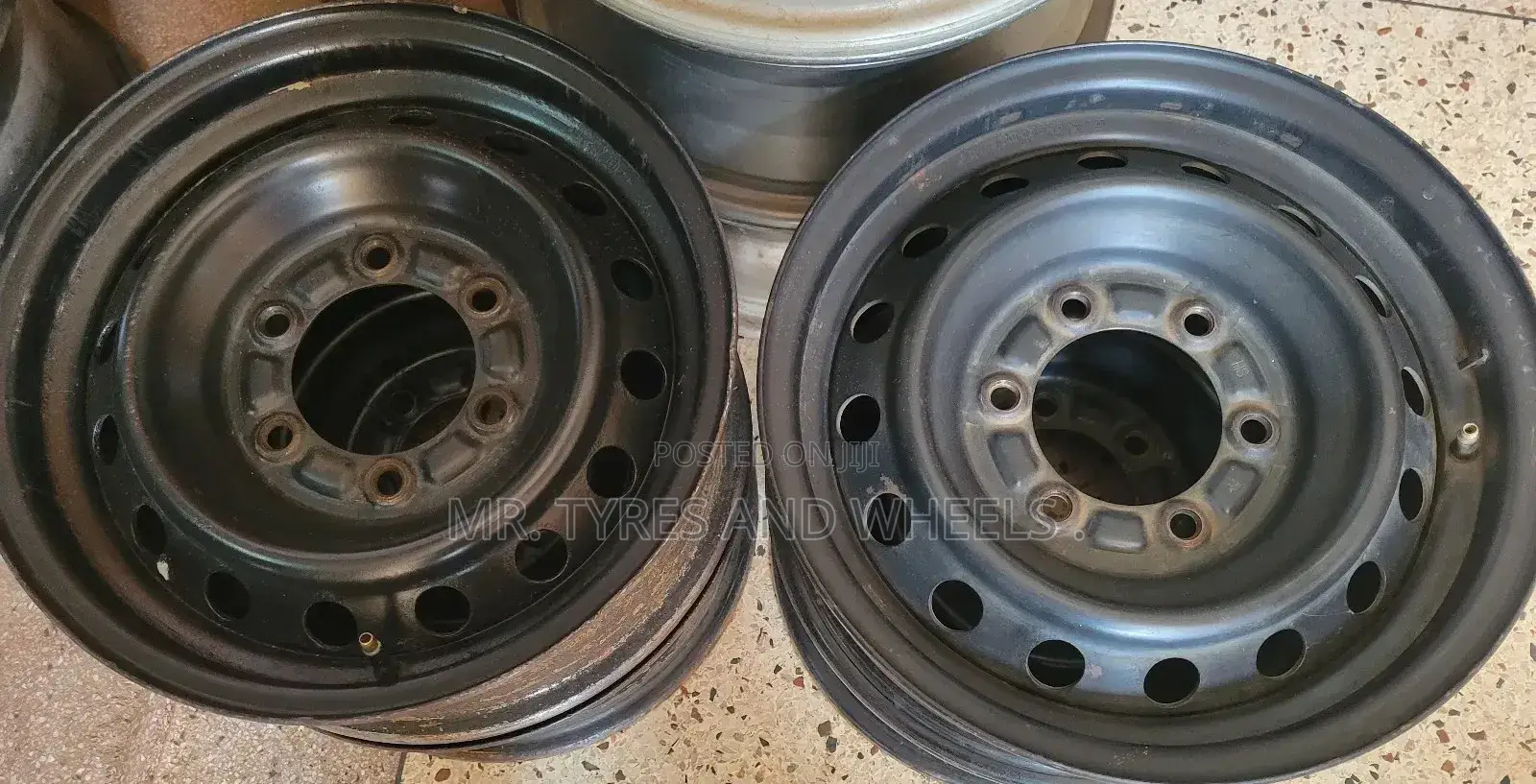 Six Nates Rims Audinary Size 15 Original Japan.