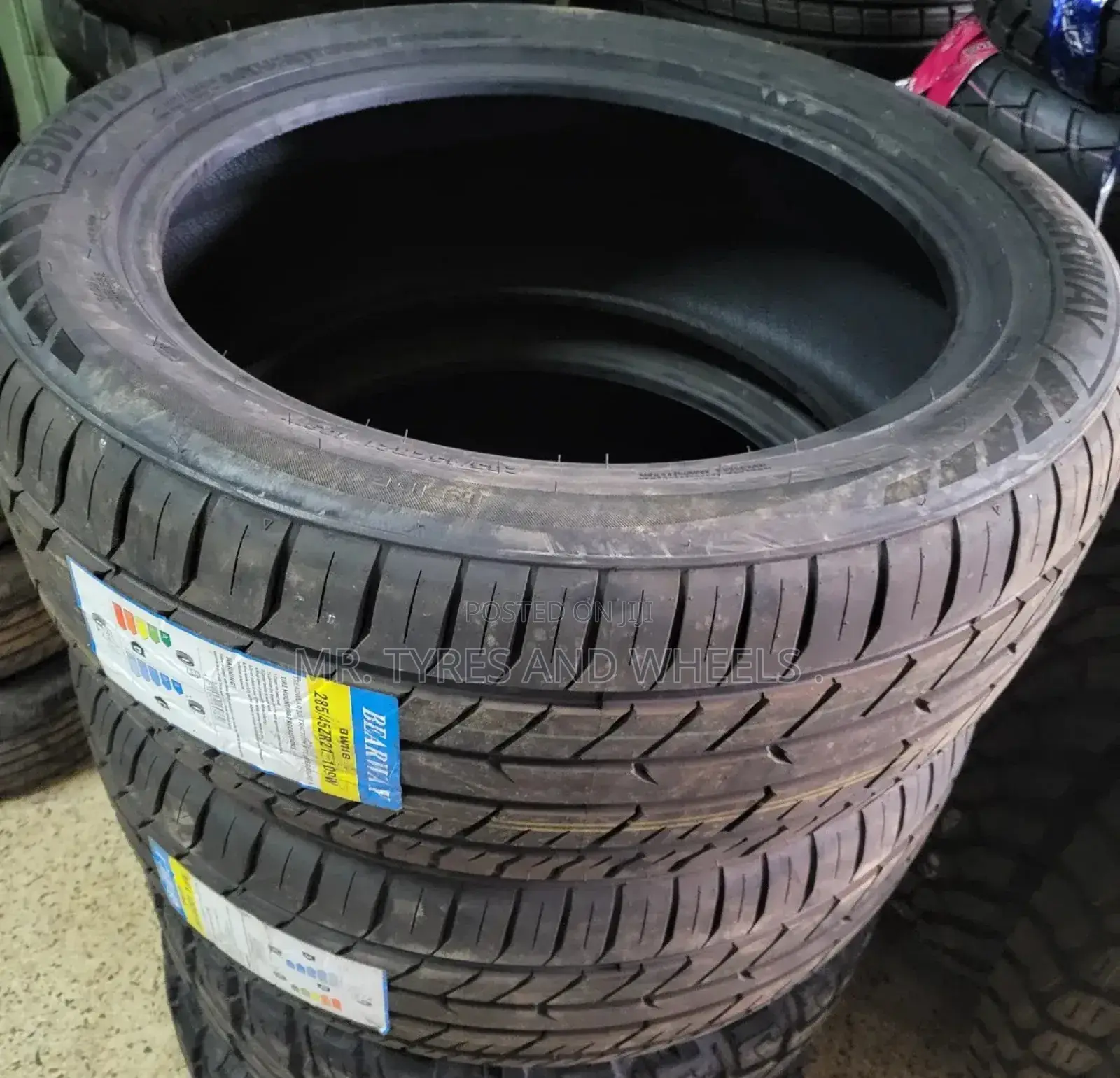 285 45 R21in the Type of BEARWAY. Tires for Big Boys