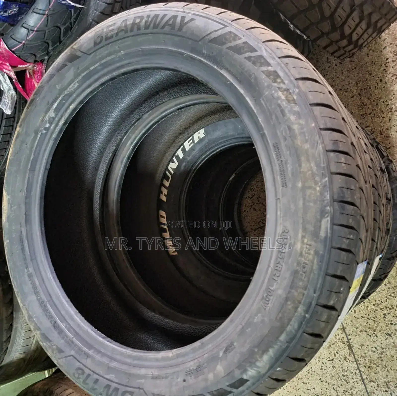 285 45 R21in the Type of BEARWAY. Tires for Big Boys