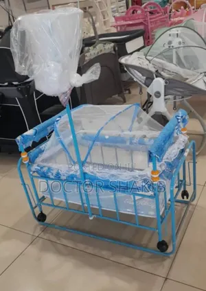 Baby Portable Swing Cradle Bed Rocking Cot!