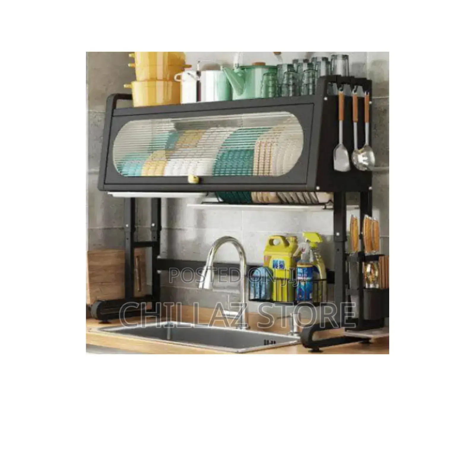 3 Tier Over the Sink Dish Drying Rack.