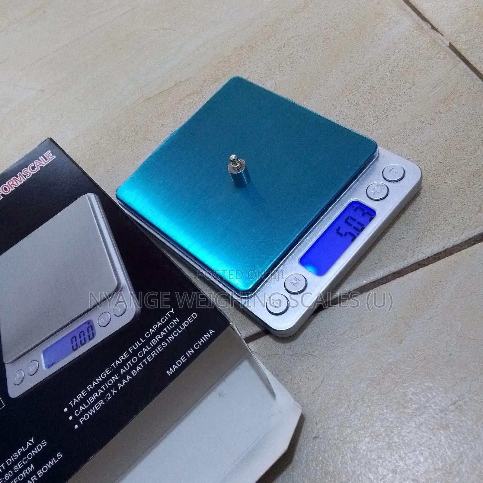 White 500g Digital Portable Scale