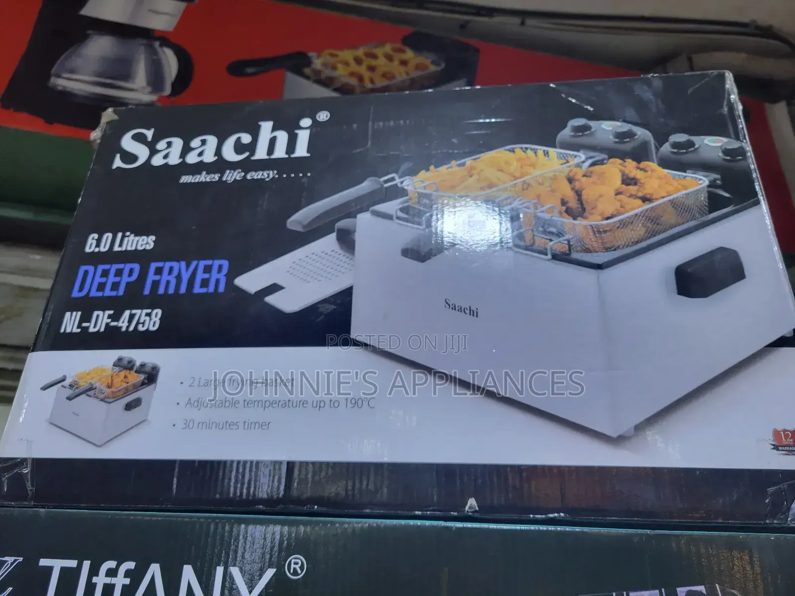 6l Saarch Double Electric Deepfryer