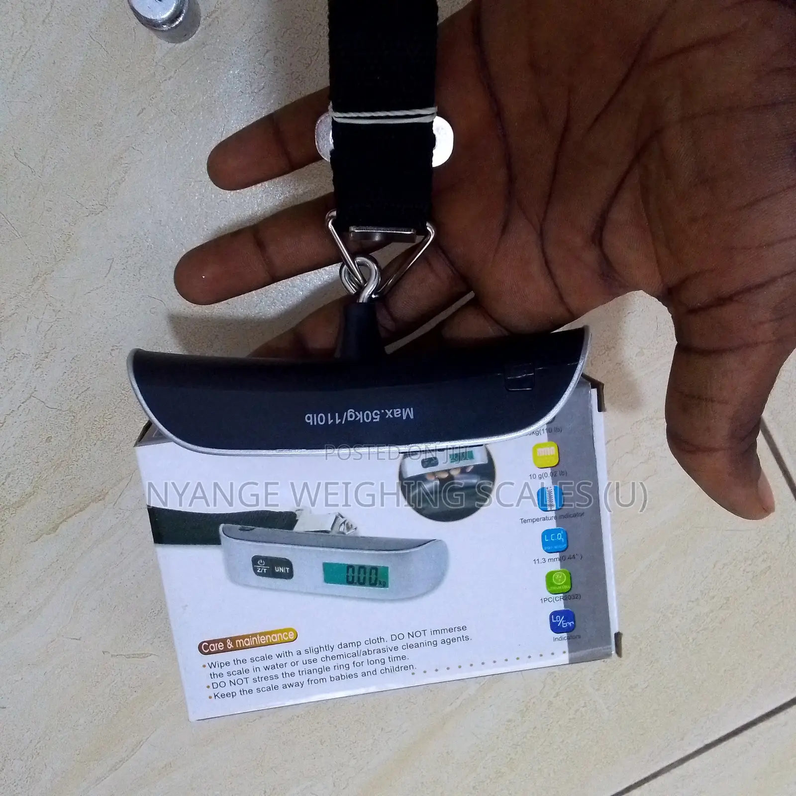 Dc02 Suitcase Luggage Scale Travel Scale 50kg